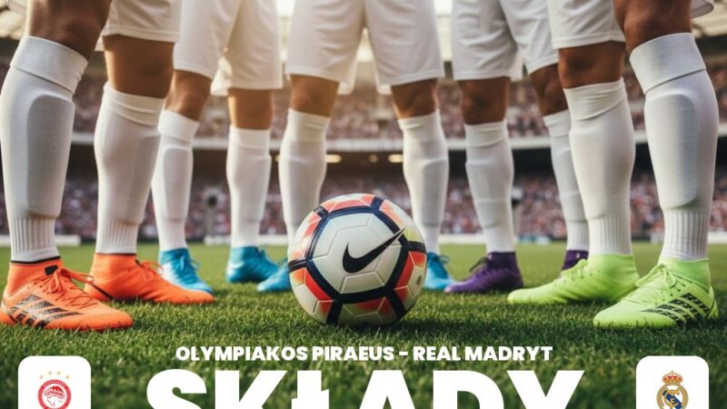 Składy: Olympiakos – Real Madryt – skład meczowy i potencjalne roszady