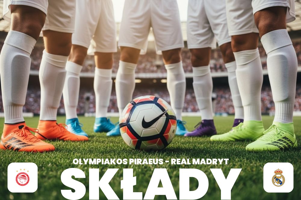 Składy: Olympiakos – Real Madryt – skład meczowy i potencjalne roszady